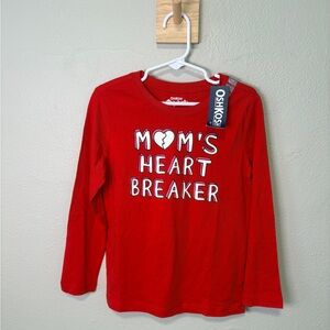 OshKosh B'gosh Red Long Sleeve Tee - Heartbreaker Design